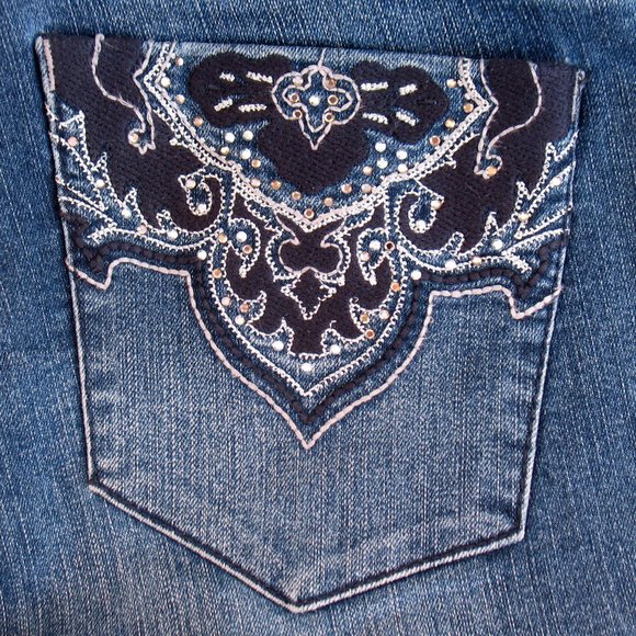 NY&C Curvy Bootcut Sits At Lower Waist Tag Sz 4 - Picture 3 of 7